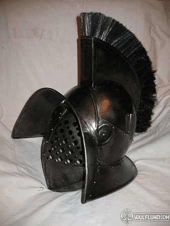 GLADIATOR MURMILLO HELMET WITH CREST