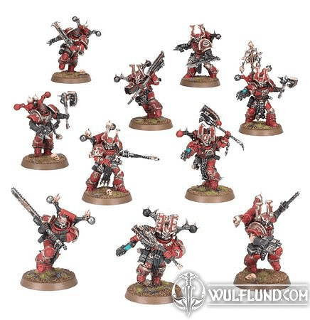 WARHAMMER 40K WORLD EATERS KHORNE BERZERKERS