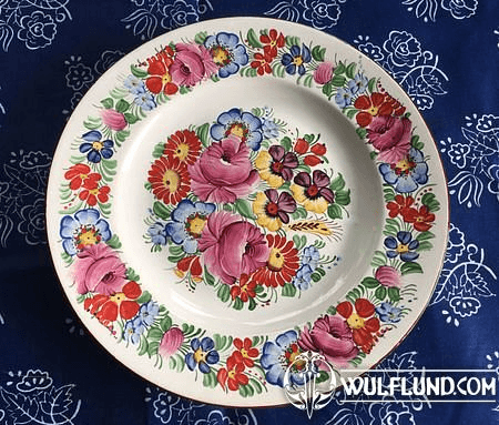 TRADITIONAL HANDPAINTED PLATE, CHODSKO