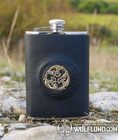 HIP FLASK, CELTIC ART