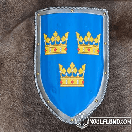 SWEDEN, MEDIEVAL SHIELD - METAL, HANDMADE