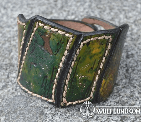 REPTILE, HANDCRAFTED LEATHER WRISTBAND