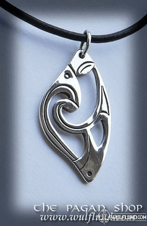 CELTIC NECKLACE, HANDCRAFTED SILVER PENDANT, XVI