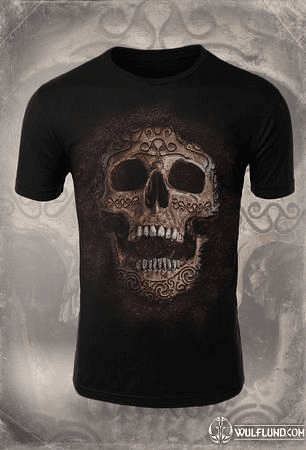 CELTIC SKULL, MEN'S T-SHIRT COLORED