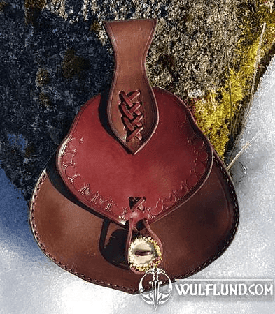 TAURIN, LEATHER MEDIEVAL BAG