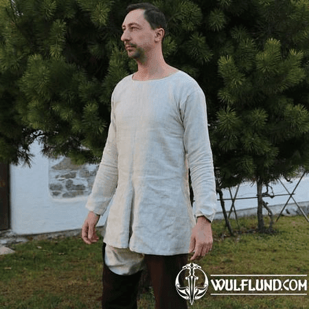 MEDIEVAL LINEN SHIRT, MAN 14TH CENTURY