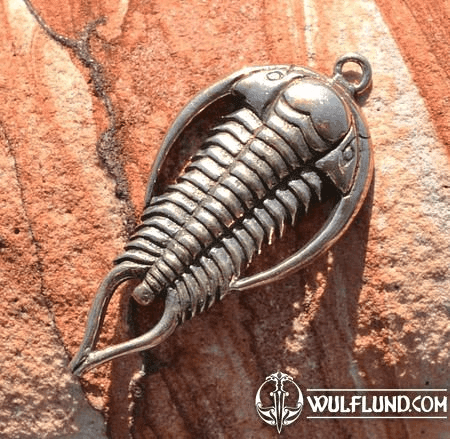 TRILOBITE, BRONZE PENDANT