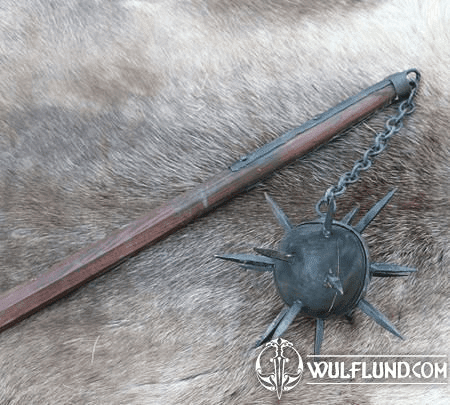 HUSSITE BALL-AND-CHAIN FLAIL, HUSSITE WEAPON, REPLICA