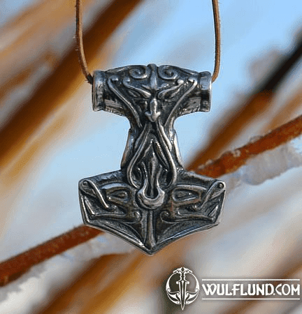 MARTEAU DE THOR - TÓR, PENDENTIF, D'ARGENT