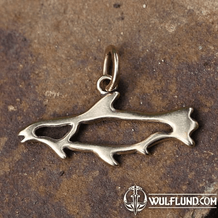 SALMON, SAMI PENDANT BRONZE