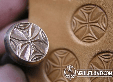 TEMPLAR CROSS, LEATHER STAMP