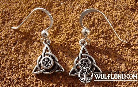 PENTACLE KNOTWORK EARRINGS