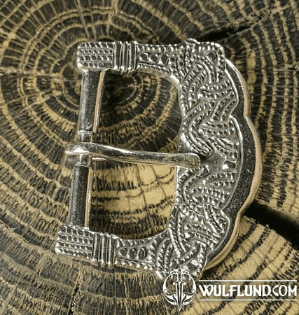 VIKING AGE BUCKLE, GOKSTAD, NORWAY, SILVER