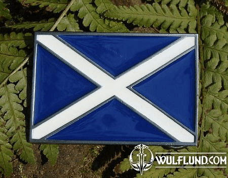 BELT BUCKLE, FLAG OF SCOTLAND