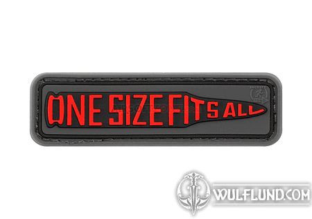 ONE SIZE FITS ALL RUBBER PATCH COLOR