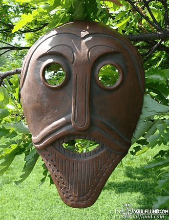 OSEBERG HEAD, WALL DECORATION