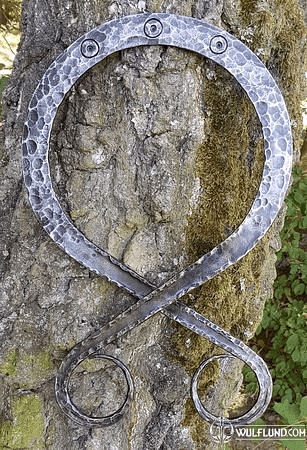 GESCHMIEDETE TROLLKREUZ, GROSSE WANDDEKORATION XL