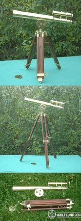 OLD HARBOUR BRASS BARREL TELESCOPE