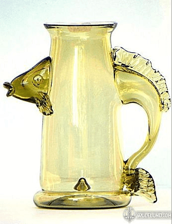 HISTORICAL GLASS, HALF LITER WITH THE FISH