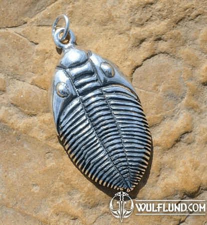 TRILOBITE, SILVER NECKLACE, AG 925