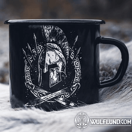 MOLON LABE ENAMEL MUG