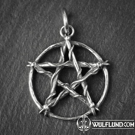 PENTAGRAM PENDANT, SILVER