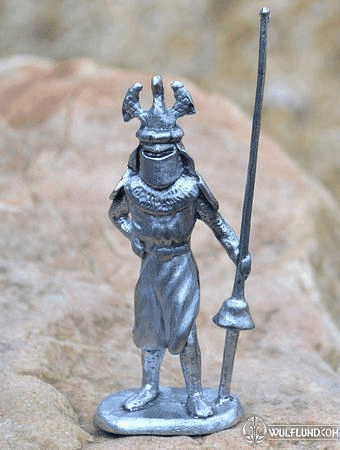 TOURNAMENT KNIGHT, HISTORICAL TIN STATUE