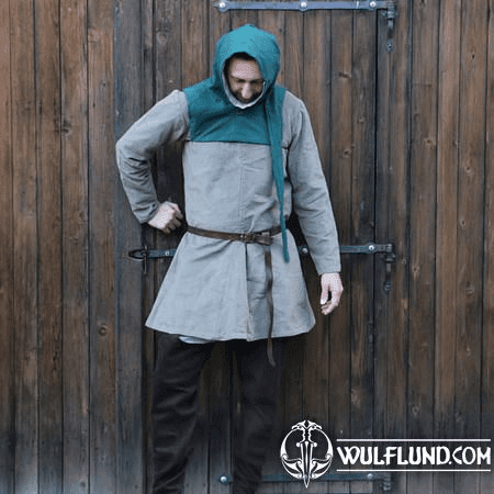 SET OF MEDIEVAL CLOTHING - MAN 2ND HALF OF THE 14TH CENTURY
