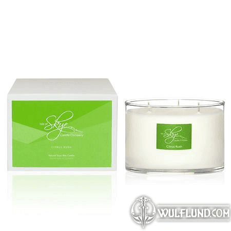 CITRUS RUSH 3 WICK SCENTED CANDLE