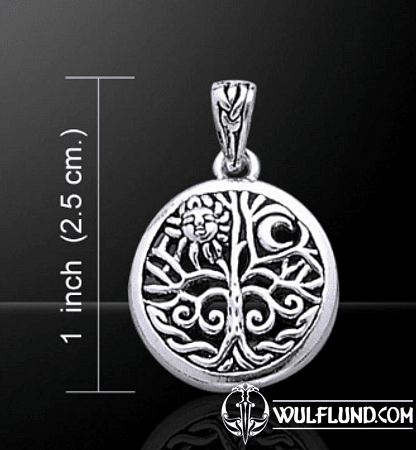 TREE OF LIFE, SILVER TALISMAN, AG 925