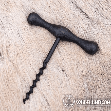 HAND FORGED CORKSCREW, METAL