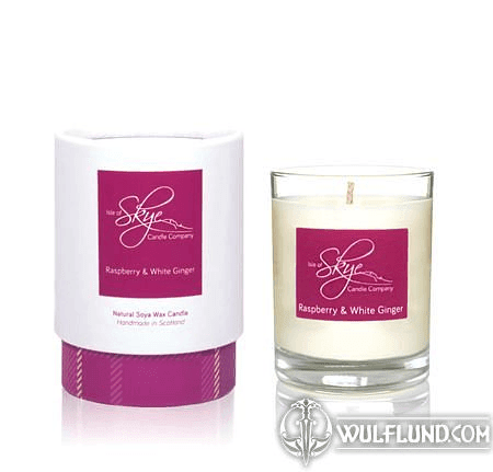 RASPBERRY AND WHITE GINGER VOTIVE