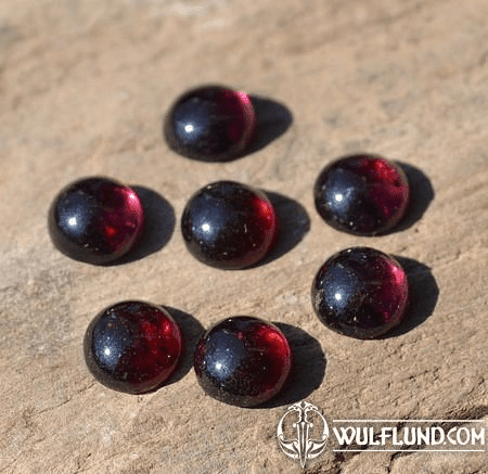 GARNET - ALMANDINE, CABOCHON GEMSTONE 5 MM