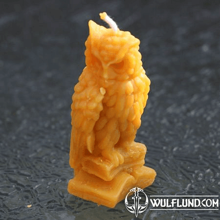 OWL - BEESWAX CANDLE