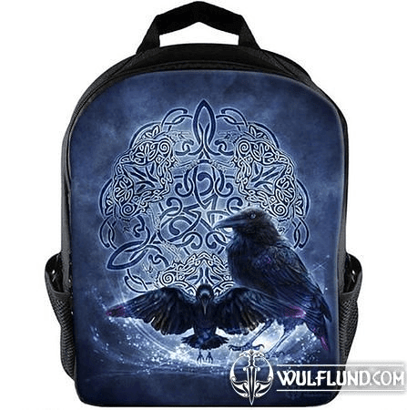 RUCKSACK - CELTIC TOTEM MYSTIC RAVEN, BRIGID ASHWOOD