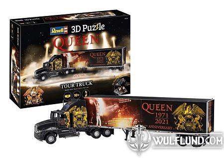 QUEEN 3D PUZZLE TRUCK & TRAILER BY REVELL