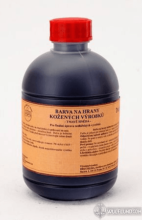 DARK BROWN EDGE DYE FOR LEATHER, 300 ML