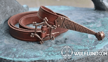GOTHICA, LONG MEDIEVAL LEATHER BELT