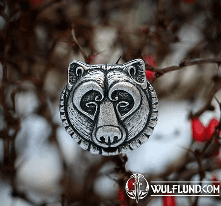 URSUS, BEAR PENDANT, ZINC ALLOY