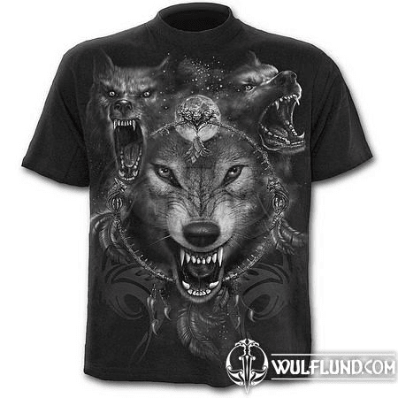 WOLF TRIAD - T-SHIRT BLACK