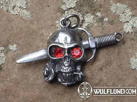 SKULL AND DAGGER - PENDANT