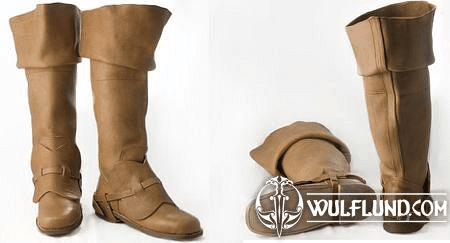 MUSKETEER BOOTS, 17TH CENTURY