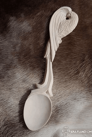 EAGLE, CARVED SPOON
