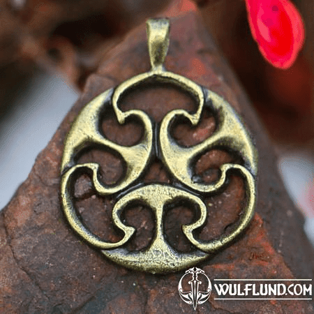 CELTIC KNOT OF LIFE, REPLICA, I. CENTURY, PEWTER