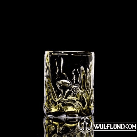 WHISKY GLAS, GRÜNES WALDGLAS, 1 STK