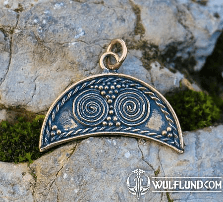 LUNA, DARK AGE NECKLACE OF FERTILITY, BRONZE