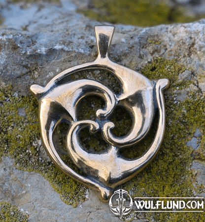 TRISKELION, SOUTHERN GALIA, PENDANT, BRONZE