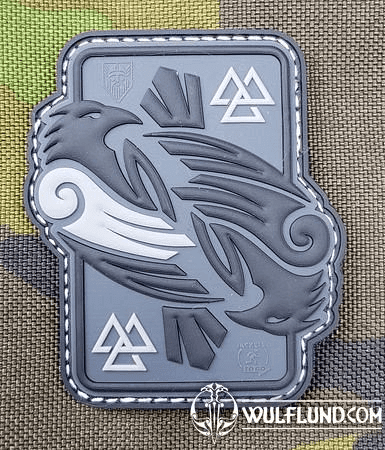 HUGINN UND MUNINN, 3D RUBBER PATCH