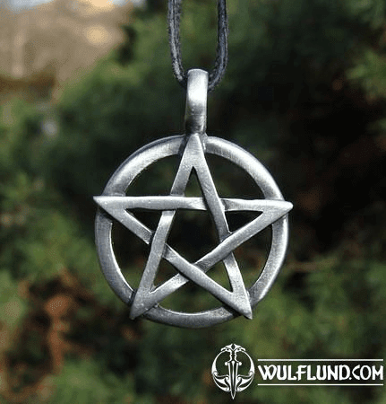 PENTACLE PENDANT IN A CIRCLE