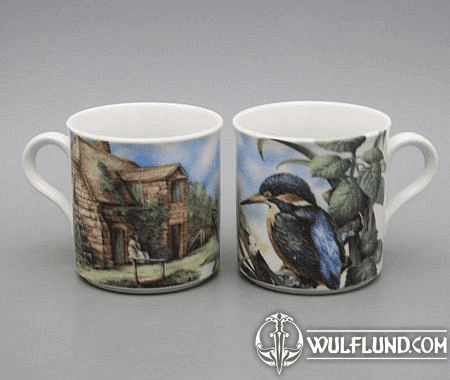 KINGFISHER, MUG CLASSIC 0.25 LITERS, CARLSBAD PORCELAIN